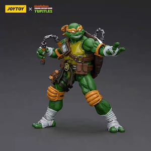 Trong Kho Joytoy 1:18 Hành Động Hình Hoàn toàn Thiết Lập Mô Hình Đồ Chơi Ninja Rùa Nguồn Bốn Người Đàn Ông - Product Image 4