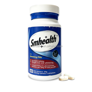 Pastillas Adelgazantes Smhealth 500mg, 60 Tabletas, Suplemento para la Pérdida de Peso y Blanqueamiento para Adultos - Product Image 1