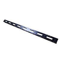 Panneau de gestion de câbles premium 19 pouces 1U en acier laminé à froid SPCC standard IEC297-2 avec anneaux en D pour organiseur de racks de serveurs - En stock