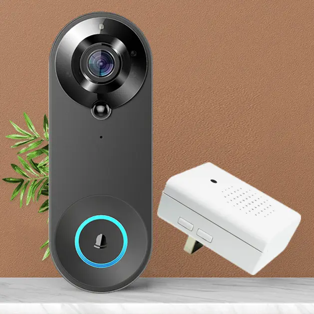 2021 Nieuwe Versie Smart Home Telefoon App Controle Wifi Ring Deurbel Draadloze Video Deurbel Met Camera