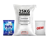 Lessive en poudre écologique en gros pour usine, détergent et savon en poudre pour le linge