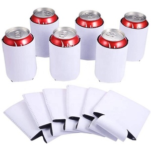 Support de bouteille de bière personnalisé par sublimation, porte-bouteille isotherme promotionnel vierge en néoprène, refroidisseur de canettes - Product Image 1