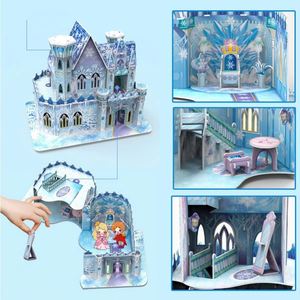 Rompecabezas 3D Ice Castle de 62 Piezas, Kit de Arte y Manualidades para Principiantes, Niños y Adultos - Product Image 4