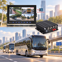 DVR mobile AHD fiable OEM/ODM avec 4 entrées caméra, enregistrement 720P, 4 entrées alarme, 2 sorties et extension RS232