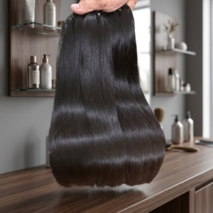 Cabello Humano Virgen Vietnamita de Alta Calidad, Liso Natural, 100% Cabello Virgen Vietnamita, Precio de Fábrica al por Mayor - Product Image 3