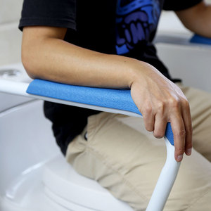 Toilet <b>Grab</b> <b>Bars</b> For Elderly Wall Mounted 136kg Load Capacity Suction Cup Minimalist Design For Nursing Homes - Product Image 1