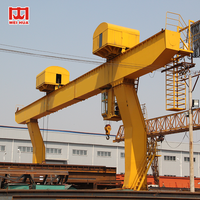 Prix de la grue portique monopoutre de type L, montée sur rail, triphasée 380V 50Hz, 5 tonnes, 10 tonnes, 12,5 tonnes, 41 tonnes, 50 tonnes, du fabricant chinois de grues