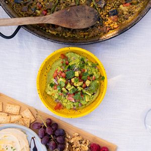 Làm bằng tay trong Tây Ban Nha tierra cocida Thương hiệu gốm lớn lốm đốm vắt tấm mộc mạc thiết kế Nhà Bếp Bộ đồ ăn - Product Image 2