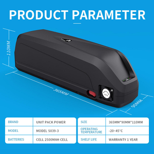Batterie de vélo électrique 36V 48V 52V 13Ah 15Ah 18Ah 20Ah, pack de batteries lithium-ion pour vélo électrique, batteries lithium-ion, batterie Hailong - Product Image 3