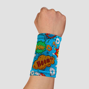 Bandeau <span class=keywords><strong>d</strong></span>'<span class=keywords><strong>haltérophilie</strong></span> bleu personnalisé avec impression numérique à 360 - Product Image 2