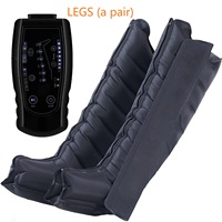 Thérapie professionnelle pour tout le corps Pression d'air Circulation sanguine 250mmhg Bottes de récupération de compression d'air dans les jambes 8 chambres