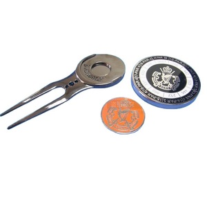 Metal <b>Golf</b> Green Fork Zinc Alloy Bronze Color Outdoor Use Customization Available - Product Image 5