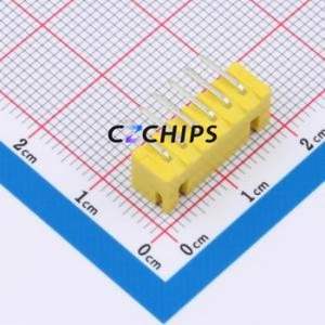 BX-XH2.54-6PWZ-Y Wire-to-Board Pin Header Bent Lead Through Hole,P=2.54mm Connector 1x6P 2.5mm Right Angle Insert XH - Product Image 2
