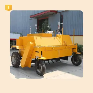 Gate Compost Manure Making Machine Mushroom Compost Mixing Machine Moving Type Compost Turner