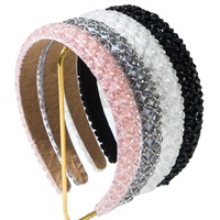 Vente en gros de luxe bandeau en cristal avec strass pour femmes