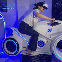 Simulateur de jeu de voiture de Cockpit de course de haute Performance de Sim 9D Vr simulateur de Machine de jeu Vr moto de course