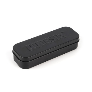 Low Moq Custom Small Metal Makeup Tin Box Cosmetics Packaging With Slide Cover