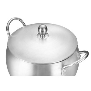 Stainless Steel Soup Pot Set 5 Pieces 1.1L 2.1L 3.1L 5L With Lid Lightweight Cookware For Kitchen Use - Product Image 4