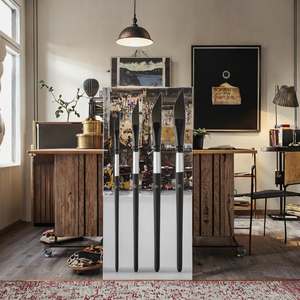 Pinceau plat à pointe unique Zhuting 101FR, 8 modèles, manche en bois, poils en nylon pour aquarelle, <span class=keywords><strong>gouache</strong></span>, acrylique et <span class=keywords><strong>peinture</strong></span> à l'huile - Product Image 3