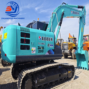 Excavatrice d'occasion de marque japonaise HItachi ZX200 en excellent état, 20 tonnes, excavatrice sur chenilles de taille moyenne HItachi ZX200-3 ZX200-5 ZX200-6 à vendre - Product Image 1