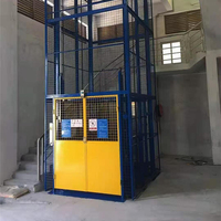 Özel Yeni Küçük Hidrolik Yük Asansörü Kaldırma Masası Kargo Asansörü Platformu Depo Asansörü Çelik Dokunmatik Ekran Kontrolü