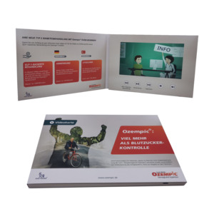 7 Inch LCD Screen Business Promotional Motion Digital <b>Wedding</b> Invitation Greeting <b>Card</b> Album Mailer Gift <b>Box</b> Book Video Brochure - Product Image 1