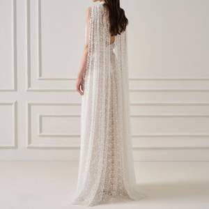 Robe élégante pour femmes ZUKA LACE EFFET Écharpe LONGUE ROBE Attachée Long Panneau arrière Vêtements de mode pour femmes de VN - Product Image 6