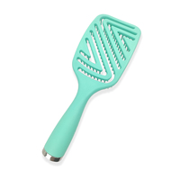 Styler Flexible barbier hommes voyage Logo personnalisé Denman Extension de cheveux bouclés humides démêlante brosse à cheveux