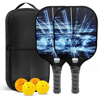 Ensemble de sacs à raquettes doubles intégrés, noyau en nid d'abeille en fibre de verre, 16 mm, imperméable, léger, portable, pour pickleball en plein air