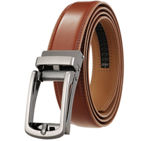LY33-23434-1 Bestseller 3,0cm Herren-Ledergürtel Echtleder-Gürtel für Männer Designer-Gürtel Luxusgürtel