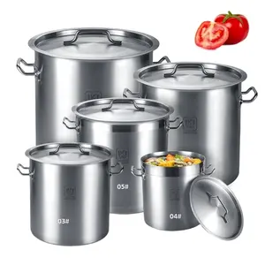 Multi Sizes Modern Cooking Pot Double Stock Pot High Quality Stainless Steel Cooking Tools And Pots