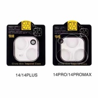 Pelindung Lensa Kamera 3D Anti Gores Penutup Penuh untuk iPhone 14 Pelindung Layar untuk iPhone 14 Pro 14Plus 14Promax