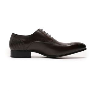 2021 Retro Black Brown Leather <b>Shoes</b> Pointed Toe Men Lace up Formal Business Office Wedding Dress <b>Shoes</b> - Product Image 3