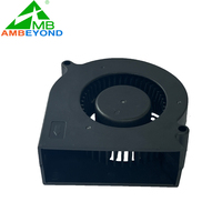 Kipas Blower Sentrifugal DC AMBEYOND 8030 80x80x30mm 12V/24V Aliran Udara Tinggi Bantalan Bola Ganda Plastik untuk Printer 3D
