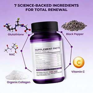 OEM/ODM 7-in-1 Anti-aging Antioxidant Glutathion Gehydrolyseerd Viscollageen Vitamine C Huidverlichtende Capsules - Product Image 2