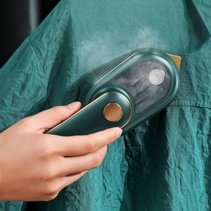 เตารีดไอน้ำพกพาขนาดเล็กสำหรับเสื้อผ้า สีเขียว รุ่นมืออาชีพ พร้อมสเปรย์ไอน้ำ ใช้ในบ้านและเดินทาง เตารีดไอน้ำขนาดเล็ก เตารีดไฟฟ้าขนาดเล็ก - Product Image 3