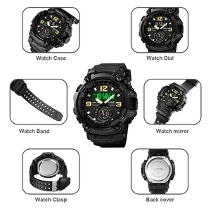 Reloj Digital SKMEI 1637 para Hombre, Camuflaje, Resistente al Agua, Reloj de Pulsera Deportivo a Prueba de Golpes, Reloj de Cuarzo, Montre Homme - Product Image 4