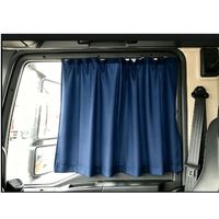 Cortina Opaca para Cabina de Camión Scania, Marca Privada OEM, Tela Gruesa de Sombreado, Decoración Azul, Cortina para Ventana, MOQ Bajo