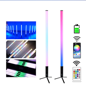 Tubo de barra de tira de píxeles LED DMX RGB inalámbrico remoto de batería de 360 grados a prueba de agua IP65 para exteriores - Product Image 6