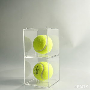 Wholesale Ultra Clear Foldable <b>Acrylic</b> Sports Ball Display Case for Memorabilia <b>Storage</b> - Product Image 4