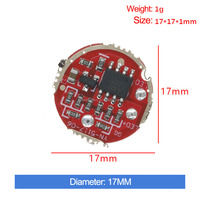 Presse latérale forte lumière lampe de poche carte pilote interrupteur Circuit imprimé USB Android Interface Circuit imprimé bricolage accessoire 10W