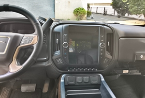 Écran de lecteur DVD <span class=keywords><strong>radio</strong></span> Android 13 de style Tesla de 12,1 pouces pour GMC Sierra Chevrolet Silverado 2014-2018 QLED CarPlay DSP 4G GPS - Product Image 2