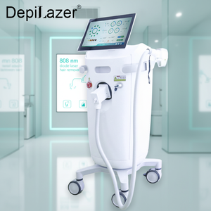 Productos de Tendencia: Máquina Vertical 2 en 1 para Depilación y Cuidado de la Piel con 755nm, 808nm, 1064nm, Mango Refrigerante y Cepillo Limpiador Facial - Product Image 1