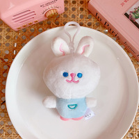 Porte-clés Mini lapin en peluche, jouet anti-Stress, sac à dos, dessin animé, Clip, nouveau