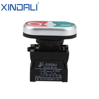 Interrupteur d'équipement à double bouton poussoir électrique XDL22-CBW8365 avec voyant lumineux LED IP65