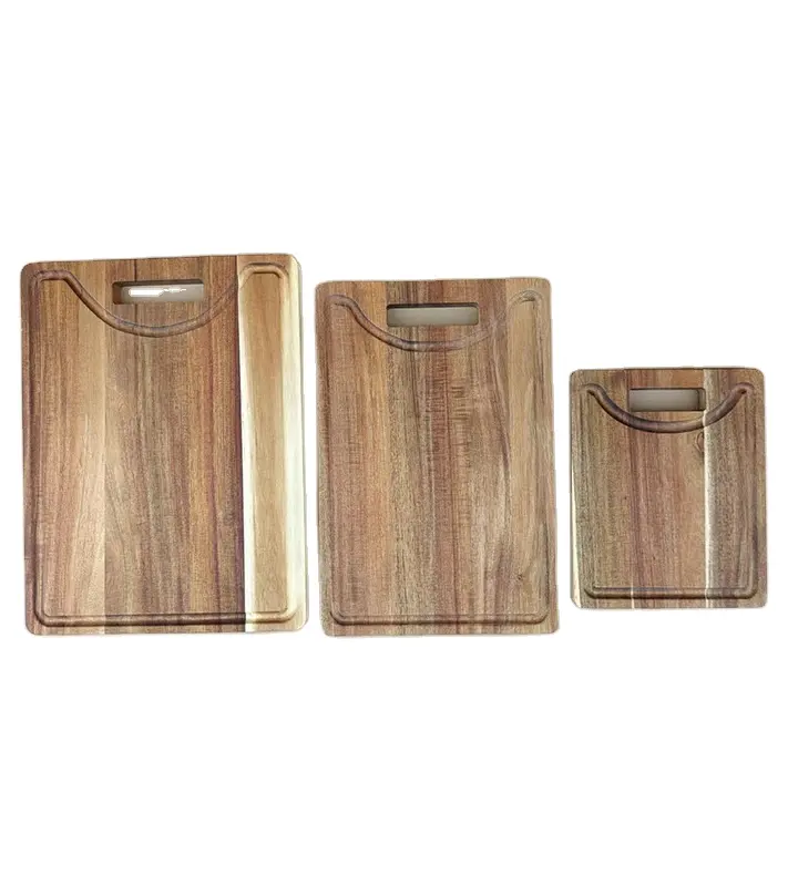 Eco-Friendly Large wooden Carving Board bamboo custom Solid wood Block Chopping Board