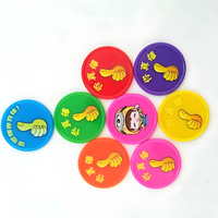Rond double face impression personnalisée récompense arcade fête événement jeton de pièce en plastique avec numéro