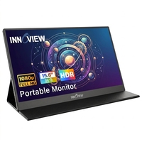 15.6'' FHD 1080P Portable Monitor With USB C Gaming External Monitor IPS Eye Care Portable Display Monitor for Laptop