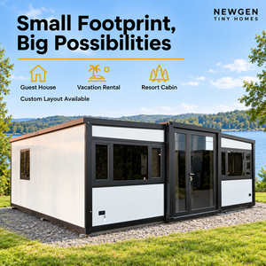 Casas Pequeñas Prefabricadas Modernas de 30 pies, Diseño Rectangular para Vivir al Aire Libre, con Suministro Directo de Fábrica y Entrega Rápida - Product Image 1