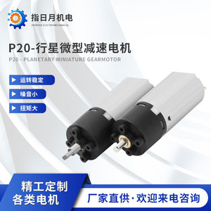 Motor Planetario con Engranajes ZhiRiYue Pa20 180 DC de Dos Etapas para Aplicaciones de Motorización - Product Image 5